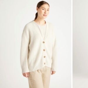 Quince Mongolian Cashmere Fisherman Cardigan